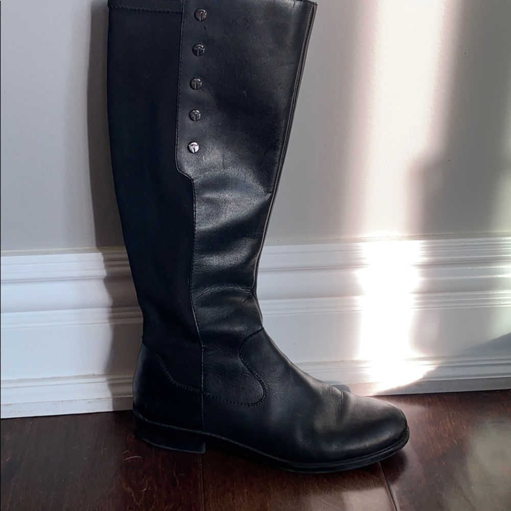 Black Tahari knee high boots